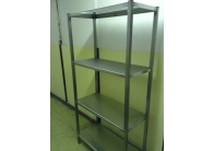 Regál nerez kovový regály 900x400x1800mm, gastro bazar Regál nerez kovový regály 900x400x1800mm, gastro bazar